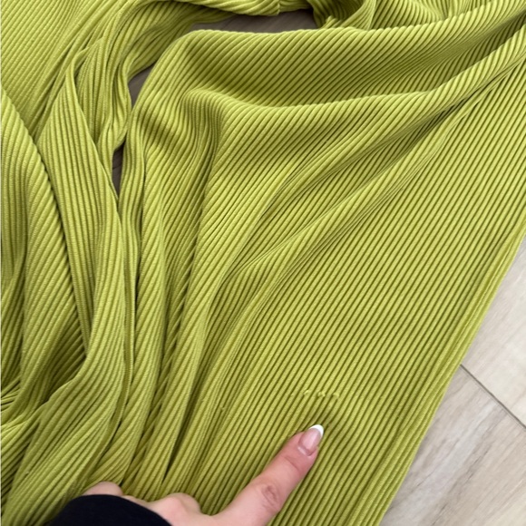 Green Ribbed Pants - Picture 6 of 11